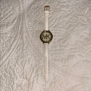 White Micheal Kors Watch